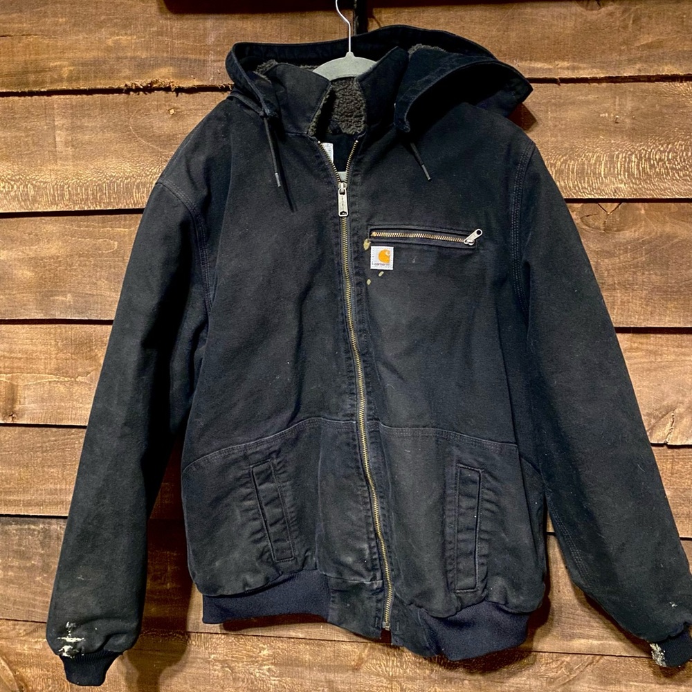 Carhartt Women’s Dark Black Hooded Winter Coat
